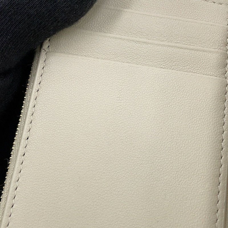 サンローランパリ 三つ折り財布 カサンドラ マテラッセ カレ コンパクト ウォレット ラムスキン 800763 SAINT LAURENT PARIS