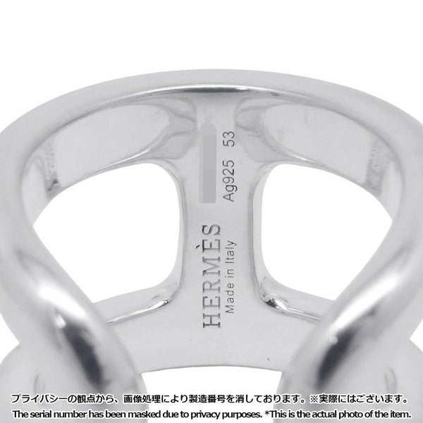 エルメス リング オスモズGM Osmose SV925シルバー リングサイズ53 HERMES ジュエリー 指輪