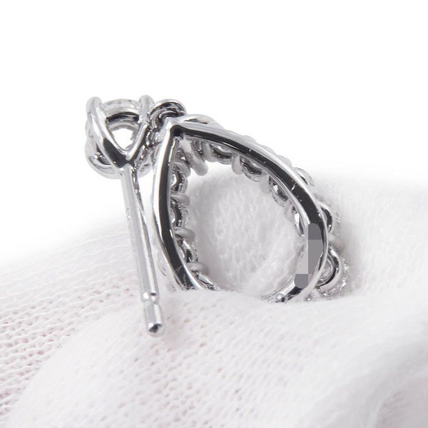ハリーウィンストン ピアス ループ・イヤリング ミディアム ダイヤモンド 26P 計約1.55ct Pt950プラチナ EADPRDMDLP