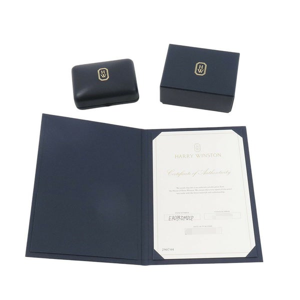 ハリーウィンストン ピアス ループ・イヤリング ミディアム ダイヤモンド 26P 計約1.55ct Pt950プラチナ EADPRDMDLP