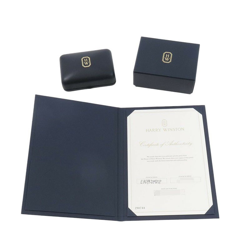 ハリーウィンストン ピアス ループ・イヤリング ミディアム ダイヤモンド 26P 計約1.55ct Pt950プラチナ EADPRDMDLP