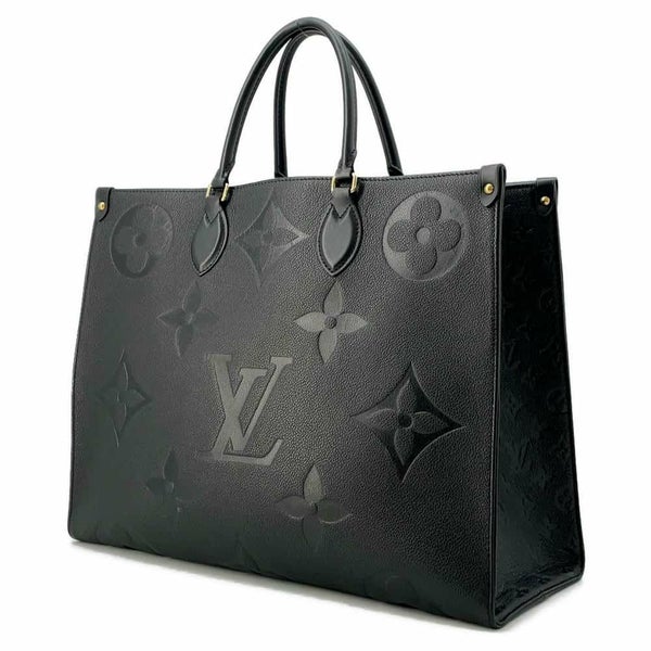 ルイヴィトン ハンドバッグ モノグラム・アンプラント オンザゴーGM M44925 LOUIS VUITTON 2wayショルダーバッグ 黒