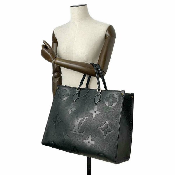 ルイヴィトン ハンドバッグ モノグラム・アンプラント オンザゴーGM M44925 LOUIS VUITTON 2wayショルダーバッグ 黒