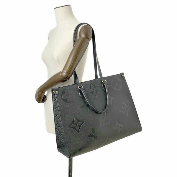 ルイヴィトン ハンドバッグ モノグラム・アンプラント オンザゴーGM M44925 LOUIS VUITTON 2wayショルダーバッグ 黒