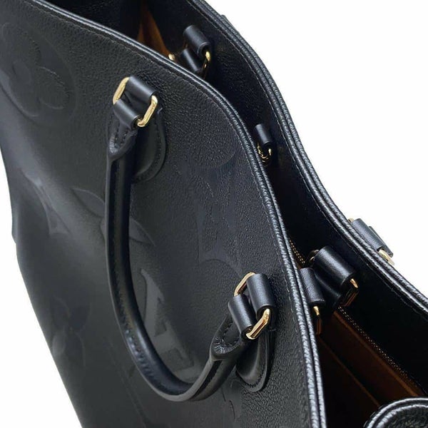 ルイヴィトン ハンドバッグ モノグラム・アンプラント オンザゴーGM M44925 LOUIS VUITTON 2wayショルダーバッグ 黒
