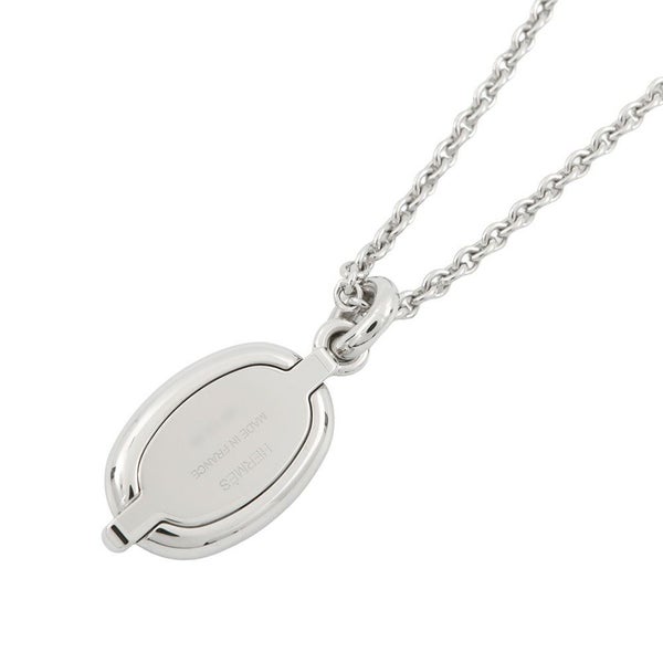 エルメス ネックレス ペンダント ミニ・マイヨン PM クレーム/シルバー金具 HERMES アクセサリー