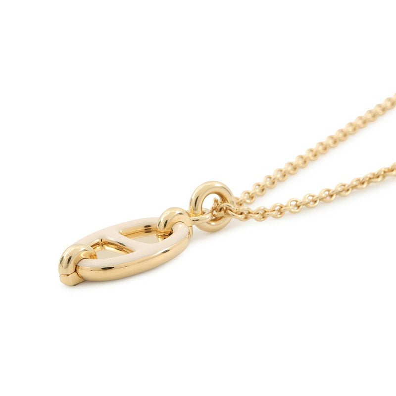 エルメス ネックレス ペンダント ミニ・マイヨン PM クレーム/ゴールド金具 HERMES アクセサリー