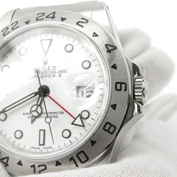ロレックス エクスプローラー2 A番 16570 ROLEX 腕時計 白文字盤