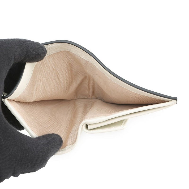 プラダ 二つ折り財布 コンパクトウォレット レザー 1MV204 PRADA 白