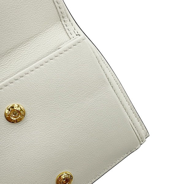 プラダ 二つ折り財布 コンパクトウォレット レザー 1MV204 PRADA 白