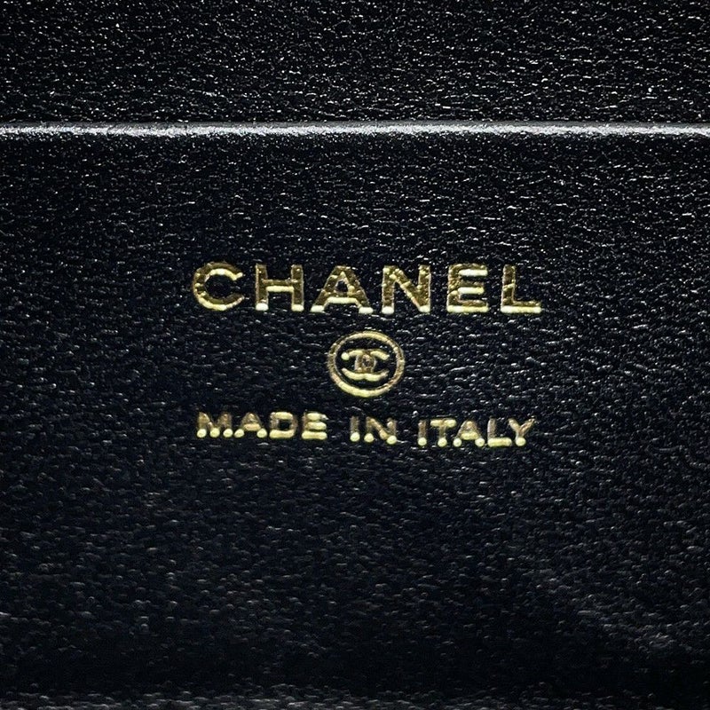 シャネル ボディバッグ ココマーク マトラッセ ハートチェーン キャビアスキン AP3761 CHANEL 黒 ショルダーバッグ