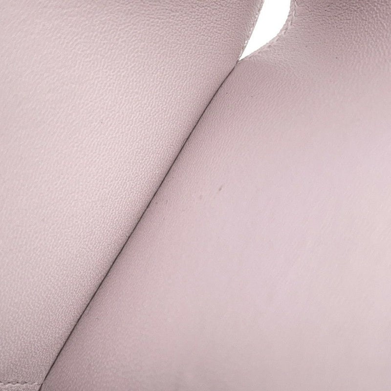 エルメス 三つ折り財布 ベアンコンビネ ローズペール/シルバー金具 エプソン W刻印 財布