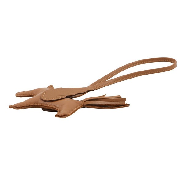 エルメス バッグチャーム ロデオPM ペガサス ゴールド ラムスキン W刻印