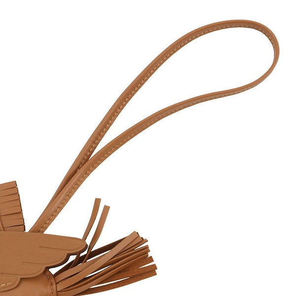 エルメス バッグチャーム ロデオPM ペガサス ゴールド ラムスキン W刻印