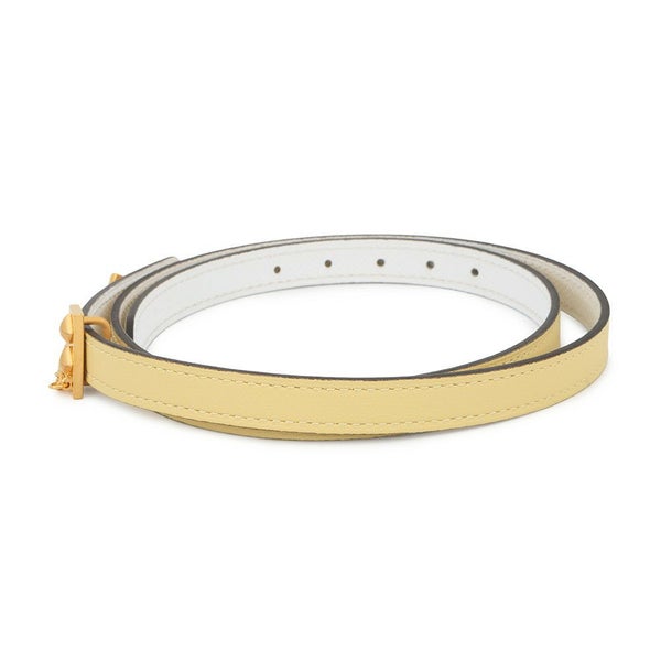 エルメス べルト ジョーヌプッサン/ホワイト/ゴールド金具 スイフト/エプソン Y刻印 サイズ70