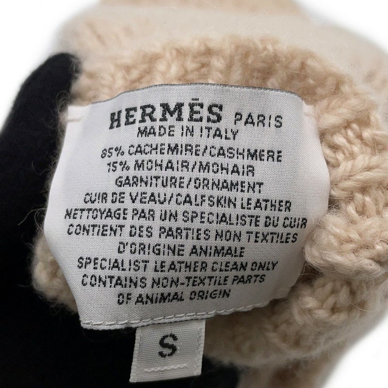 エルメス 手袋 ルー カシミヤ  モヘヤ サイズS HERMES グローブ