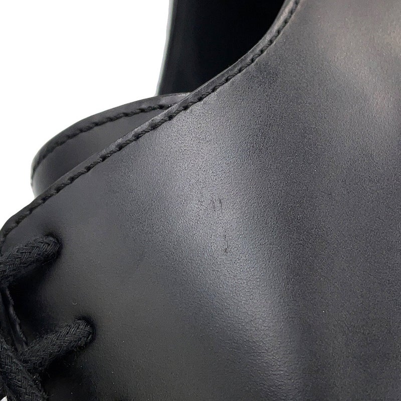 ボッテガヴェネタ ローファー レースアップ イントレチャート レザー レディースサイズ38 BOTTEGA VENETA 靴 黒