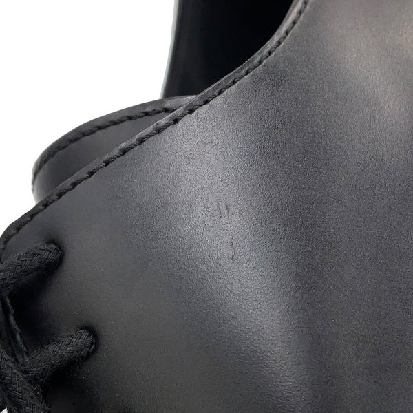 ボッテガヴェネタ ローファー レースアップ イントレチャート レザー レディースサイズ38 BOTTEGA VENETA 靴 黒