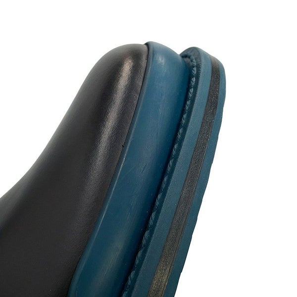 ボッテガヴェネタ ローファー レースアップ イントレチャート レザー レディースサイズ38 BOTTEGA VENETA 靴 黒