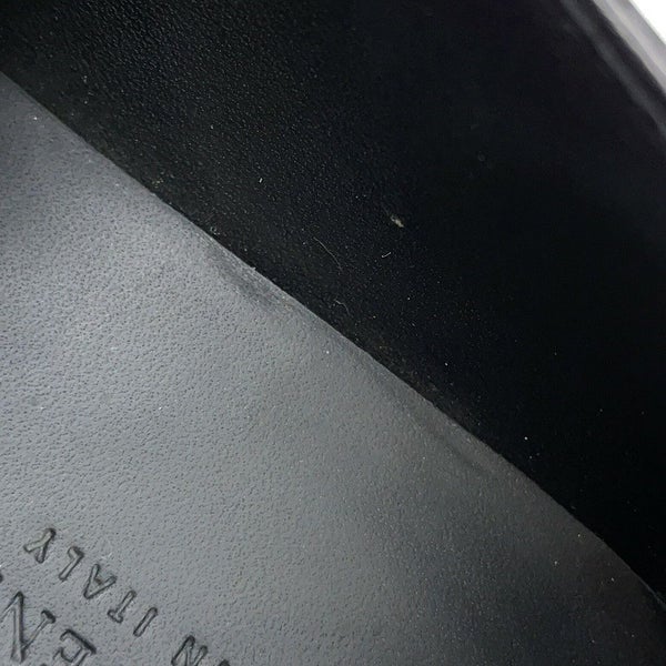 ボッテガヴェネタ ローファー レースアップ イントレチャート レザー レディースサイズ38 BOTTEGA VENETA 靴 黒