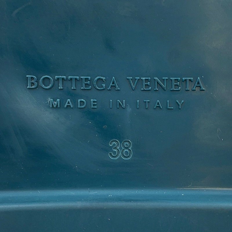 ボッテガヴェネタ ローファー レースアップ イントレチャート レザー レディースサイズ38 BOTTEGA VENETA 靴 黒