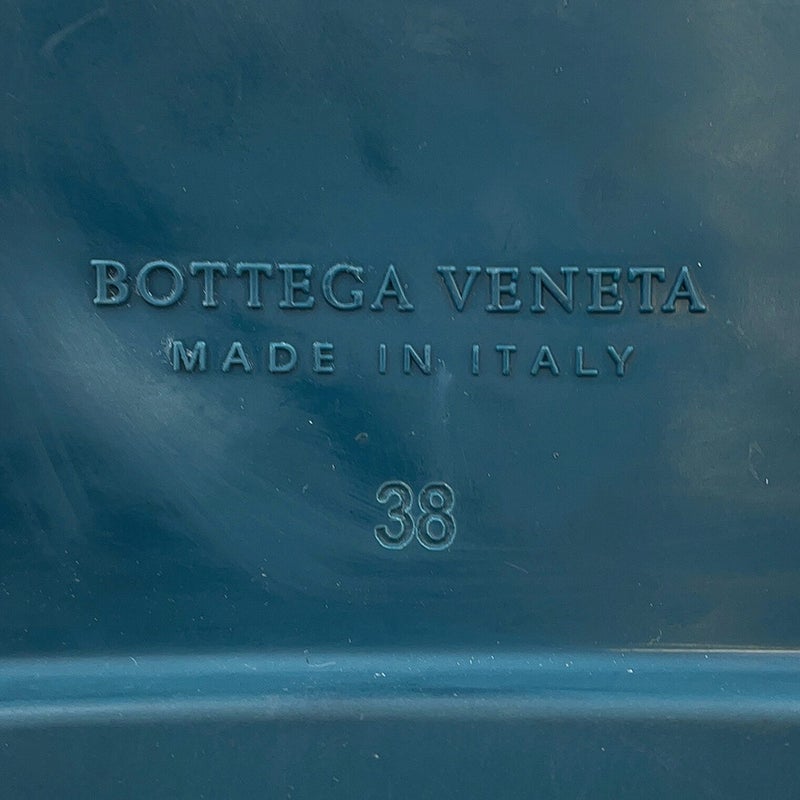 ボッテガヴェネタ ローファー レースアップ イントレチャート レザー レディースサイズ38 BOTTEGA VENETA 靴 黒