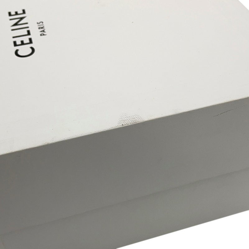 セリーヌ チェーンショルダーバッグ トリオンフ チェーンクラッチ 10E382CBX.01TA CELINE 白 ブラウン