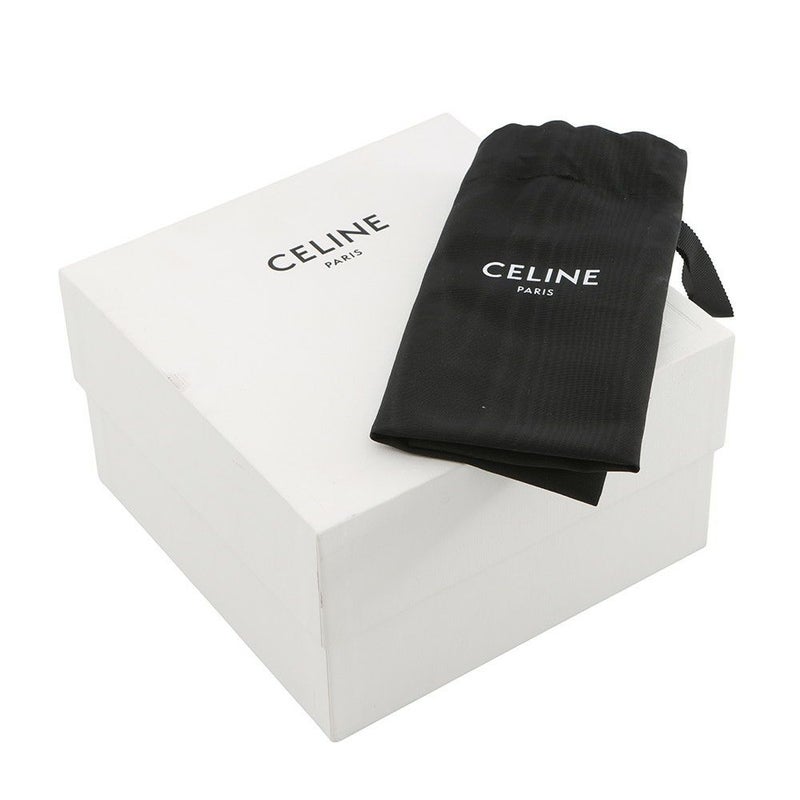 セリーヌ チェーンショルダーバッグ トリオンフ チェーンクラッチ 10E382CBX.01TA CELINE 白 ブラウン