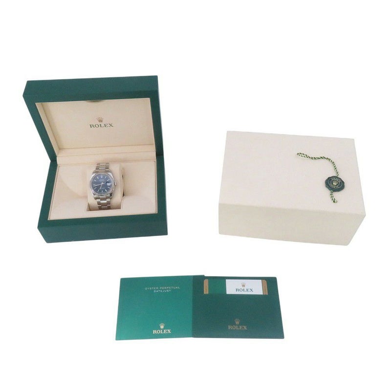 ロレックス デイトジャスト36 ランダムシリアル ルーレット SS/K18WG 116234 ROLEX 腕時計 ブルー文字盤