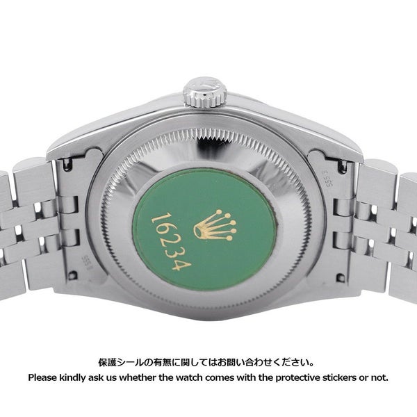 ロレックス デイトジャスト S番 SS/K18ホワイトゴールド 16234 ROLEX 腕時計 グレーコンピューター文字盤