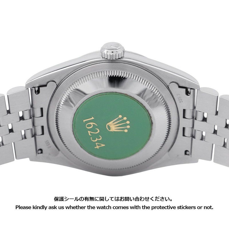 ロレックス デイトジャスト S番 SS/K18ホワイトゴールド 16234 ROLEX 腕時計 グレーコンピューター文字盤