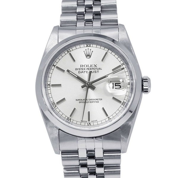 ロレックス デイトジャスト36 P番 16200 ROLEX 腕時計 シルバー文字盤