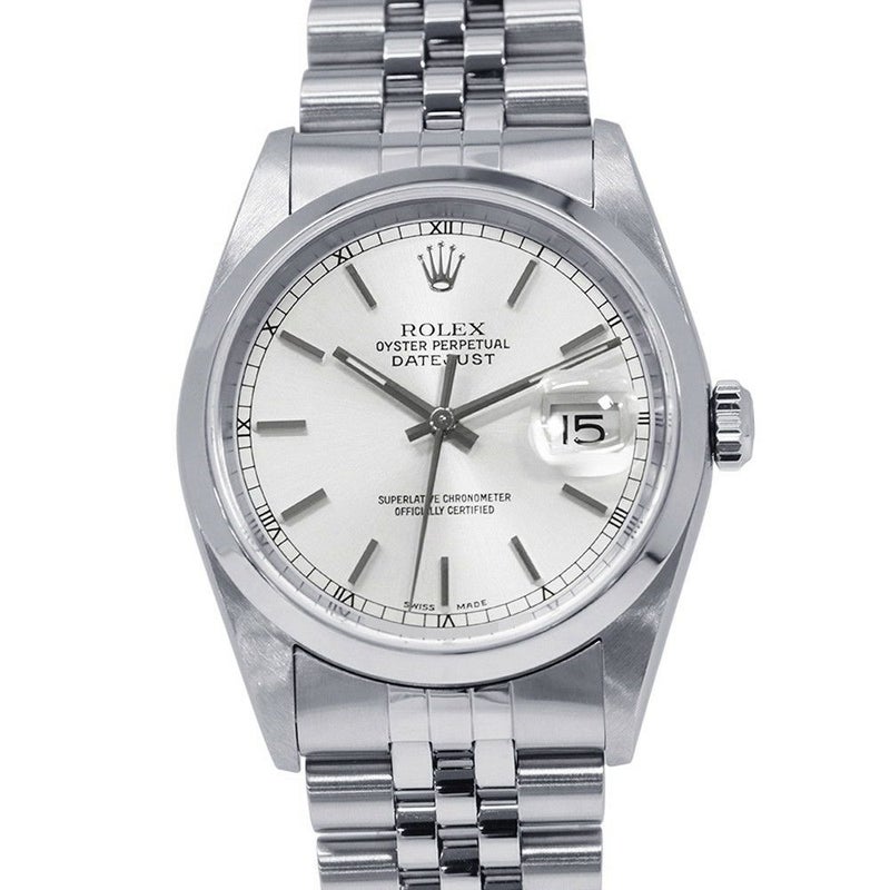 ロレックス デイトジャスト36 P番 16200 ROLEX 腕時計 シルバー文字盤