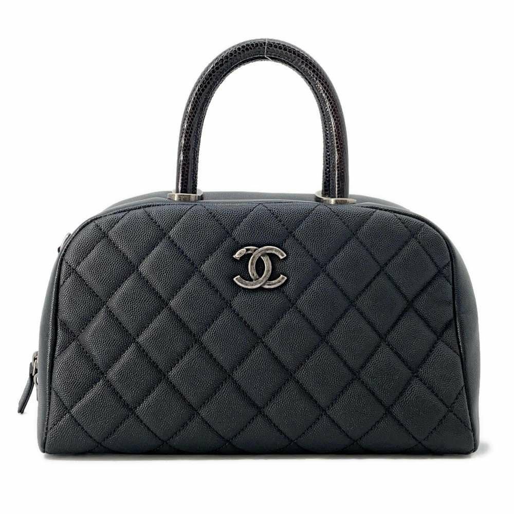 CHANEL ボストンバッグ ブラック　上40 シャネル【CHANEL】ボストンバッグ ノベルティ ブラック 旅行鞄