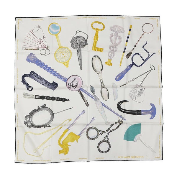 エルメス スカーフ カレ90 いつも一緒 Nous Sommes Inseparables HERMES 2024年秋冬