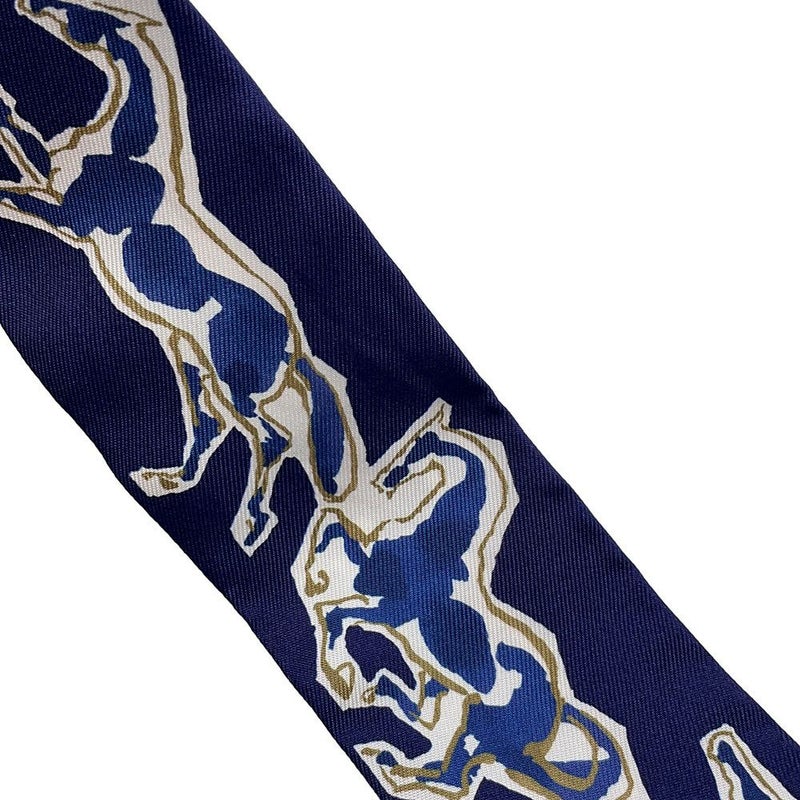 エルメス スカーフ ツイリー 自由の馬 シュヴァルリベルテ Chevaux en Liberte HERMES シルクツイル 2021年秋冬