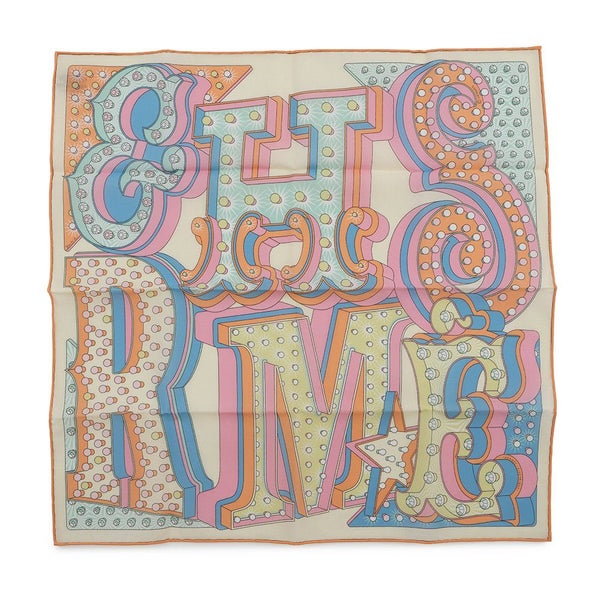 エルメス スカーフ カレ45 ガヴロッシュ エレクトリック コットン HERMES ハンカチ プチカレ 2023年