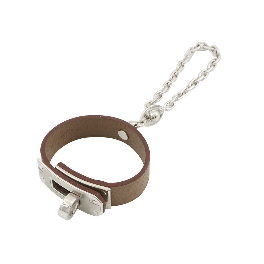 美品★HERMES★グローブホルダー ケリー エトゥープ グレージュ シルバー エルメス グローブホルダー ケリー エトゥープ/シルバー金具 スイフト