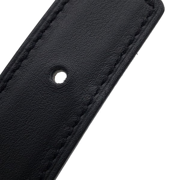 エルメス ベルト Hエマイユ・クール ブラック/ゴールド/ホワイト金具 スイフト/エプソン W刻印 サイズ85 黒 リバーシブル