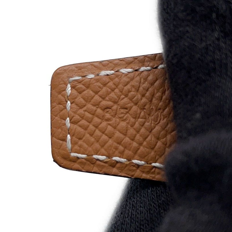 エルメス ベルト Hエマイユ・クール ブラック/ゴールド/ホワイト金具 スイフト/エプソン W刻印 サイズ85 黒 リバーシブル