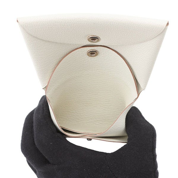 エルメス コインケース カルヴィ デュオ ベトン/シルバー金具 シェブルミゾル B刻印 HERMES 財布