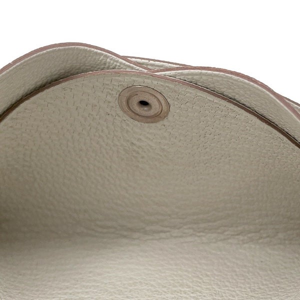 エルメス コインケース カルヴィ デュオ ベトン/シルバー金具 シェブルミゾル B刻印 HERMES 財布