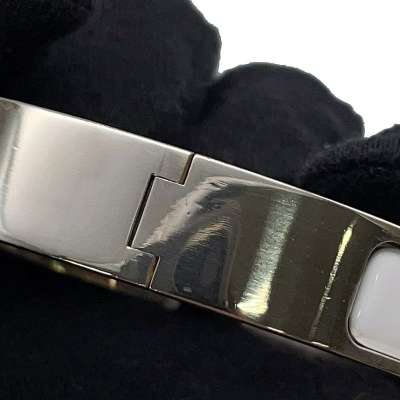 エルメス ブレスレット クリックH クリッククラックPM ホワイト/シルバー金具 HERMES 白