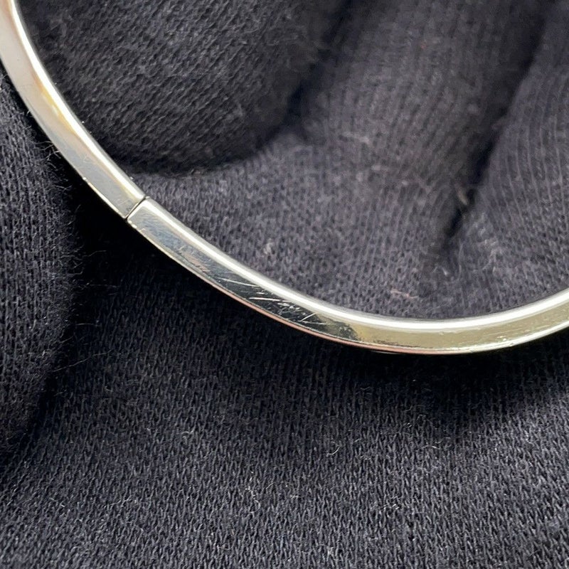 エルメス ブレスレット クリックH クリッククラックPM ホワイト/シルバー金具 HERMES 白