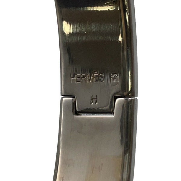 エルメス ブレスレット クリックH クリッククラックPM ホワイト/シルバー金具 HERMES 白