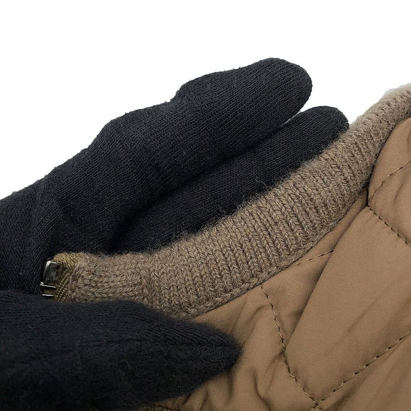 エルメス ベスト Hモチーフ キルティング ジレ フード付き ウール レディースサイズ34 HERMES トップス