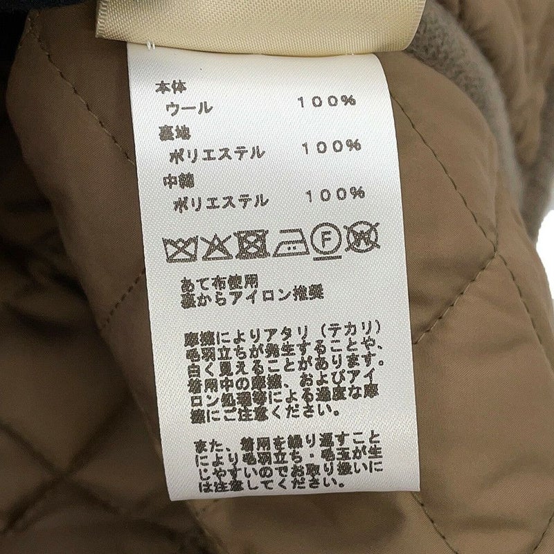 エルメス ベスト Hモチーフ キルティング ジレ フード付き ウール レディースサイズ34 HERMES トップス