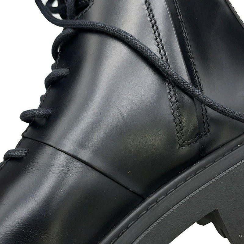 トッズ ブーツ ロゴ コンバット ブーツ レディースサイズ39 XXW08J0EY53RBTB999 TOD'S 靴 黒