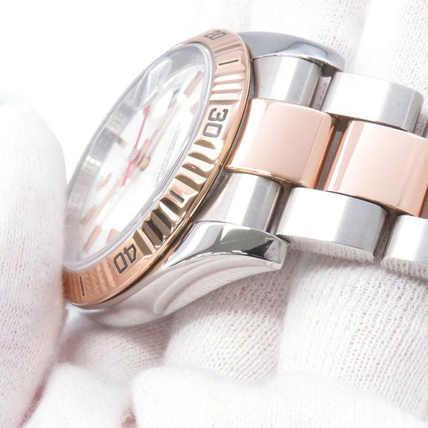 ロレックス デイトジャスト ターノグラフ F番 SS/K18PG 116261 ROLEX 腕時計 白文字盤