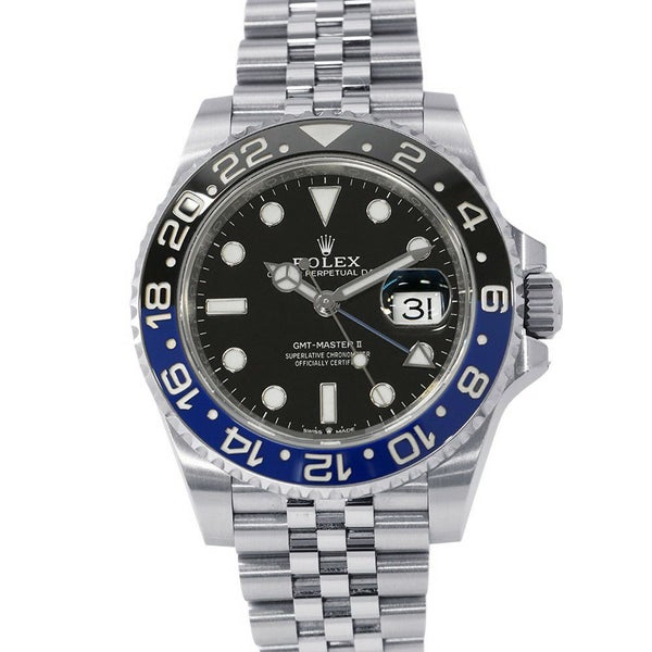 ロレックス GMTマスター2 デイト ランダムシリアル ルーレット 126710BLNR ROLEX 腕時計 黒文字盤